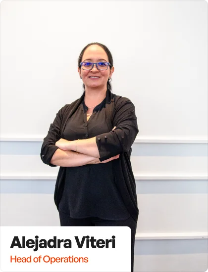 Imagen de Alejandra Viteri Head of Operations